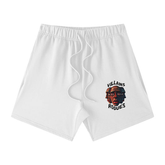 Heavyweight Loose Fit Cotton Shorts - Villains X Rogues 