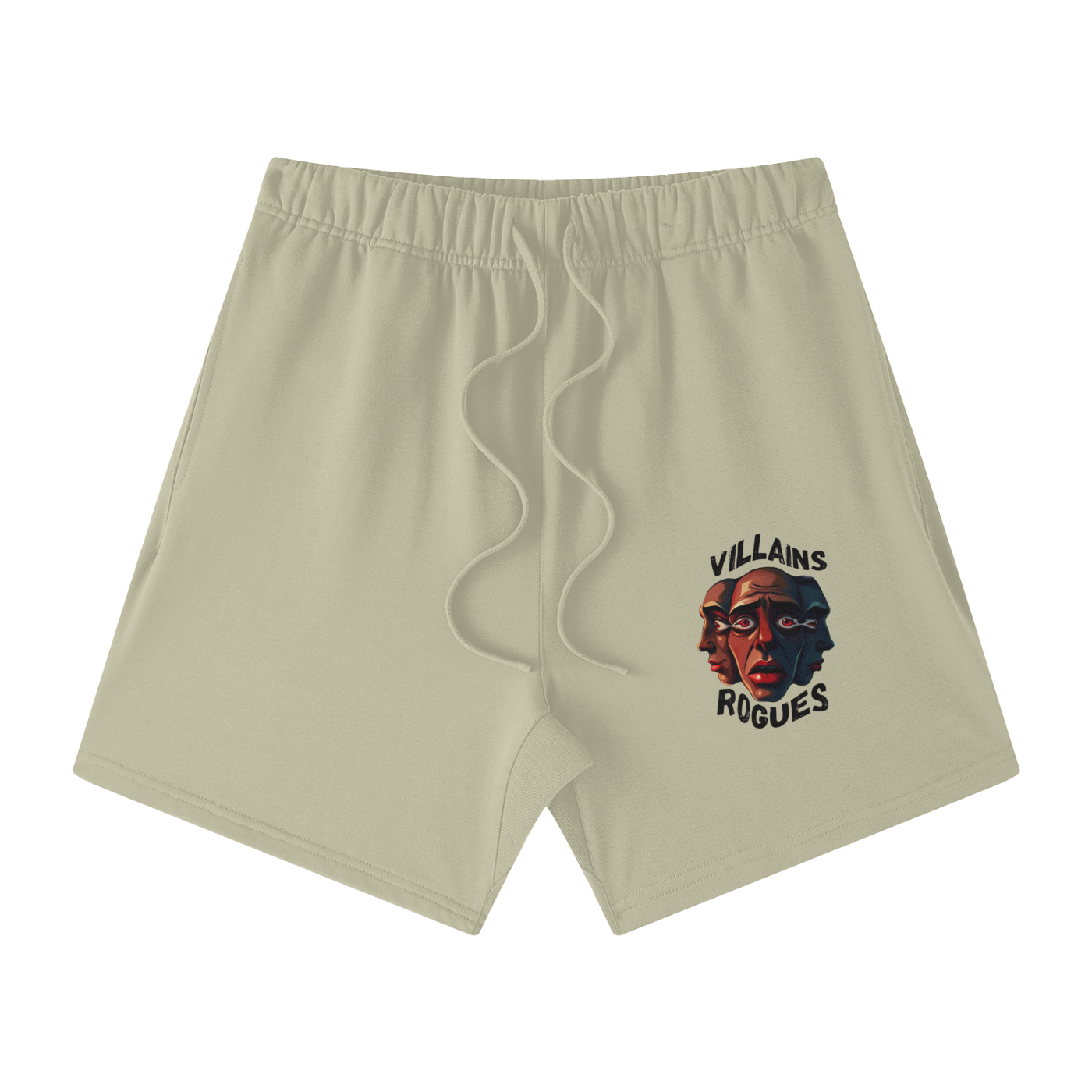 Heavyweight Loose Fit Cotton Shorts - Villains X Rogues 