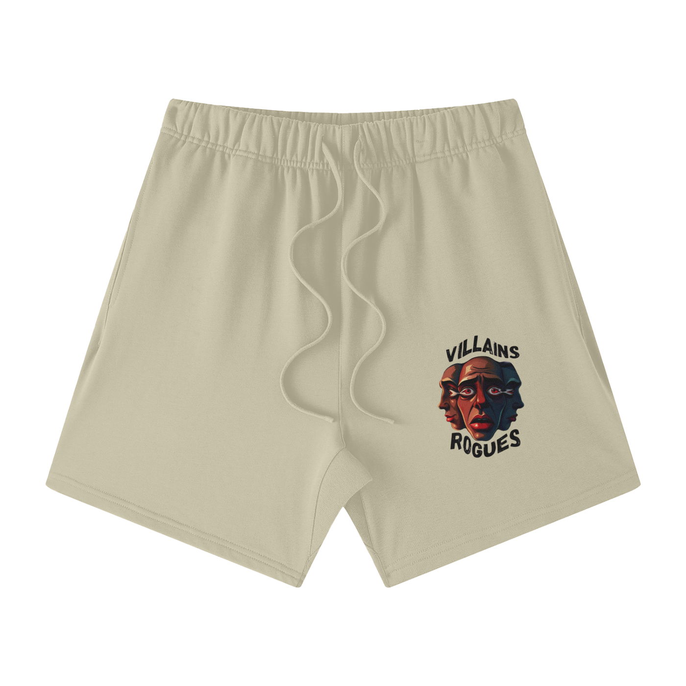 Heavyweight Loose Fit Cotton Shorts - Villains X Rogues 