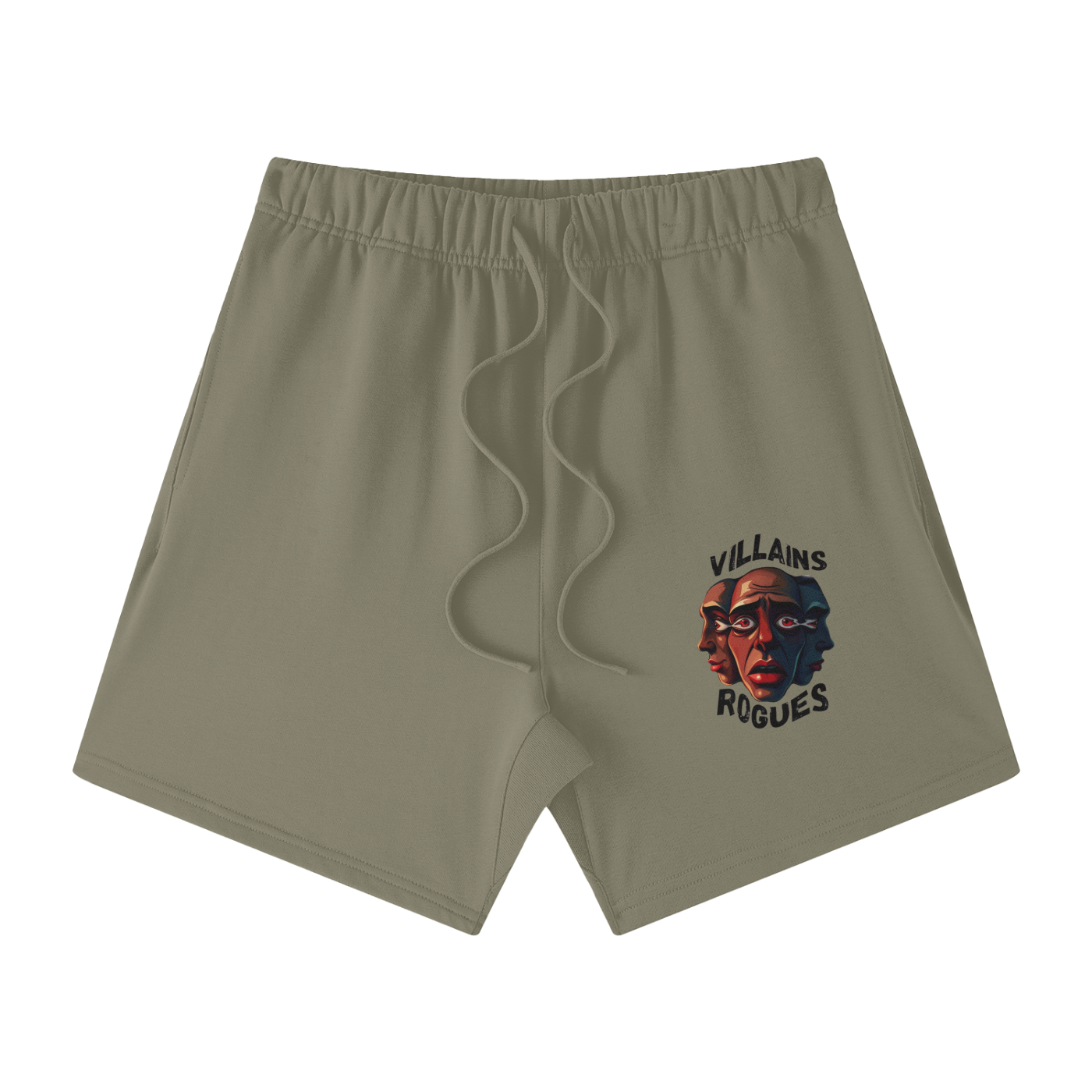 Heavyweight Loose Fit Cotton Shorts - Villains X Rogues 
